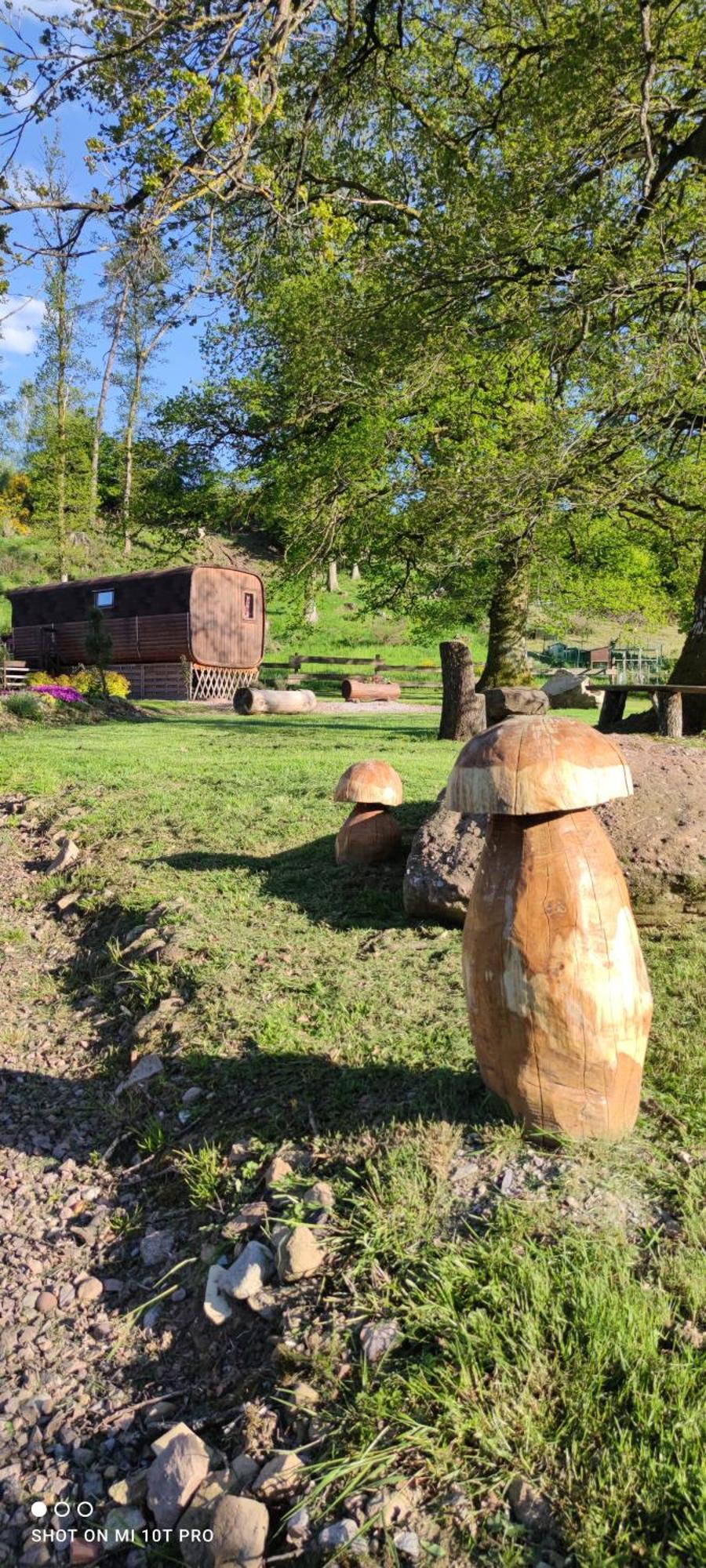 Ma Roulotte Sous Les Chenes- Au Naturel Raon-aux-Bois Exterior foto