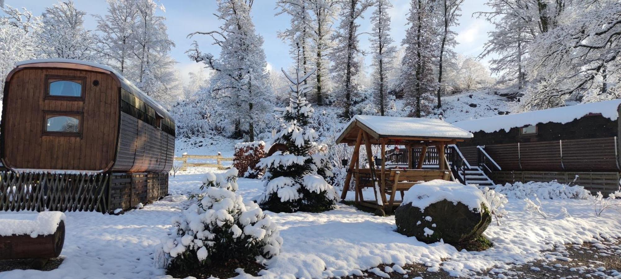 Ma Roulotte Sous Les Chenes- Au Naturel Raon-aux-Bois Exterior foto